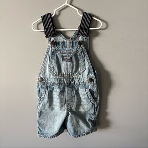 Oshkosh Bgosh denim overall shorts 2T boys toddler